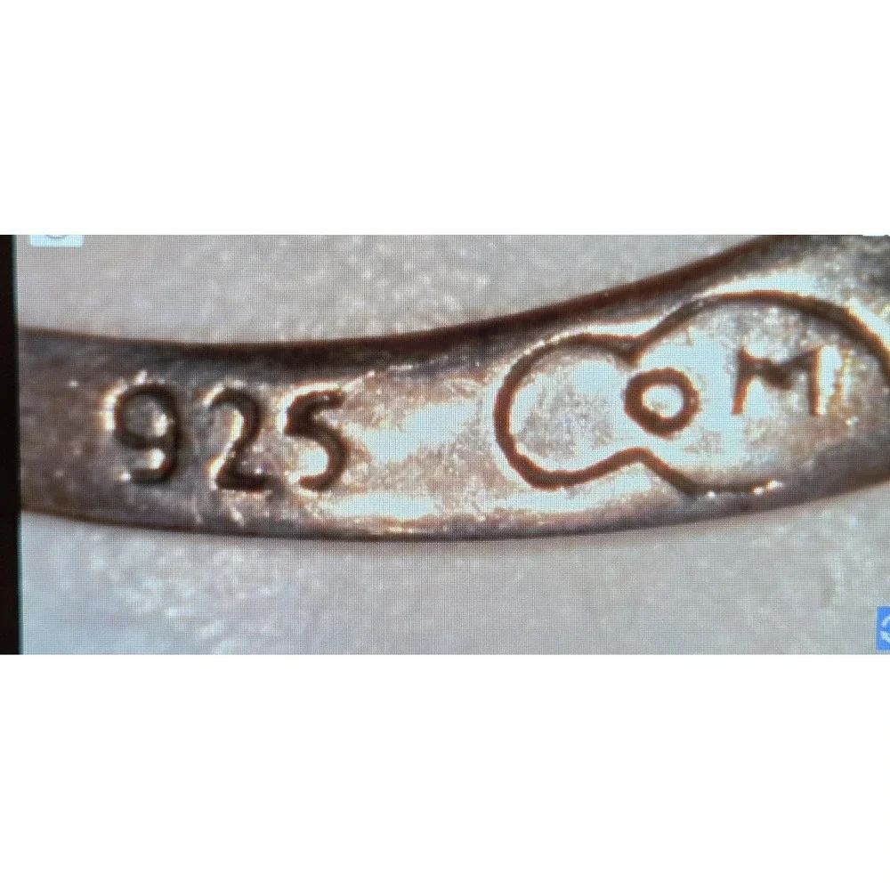 Vintage Bali Style Sterling‎ Silver Palm Tree Dangle Hook Earrings Beach Jewelry